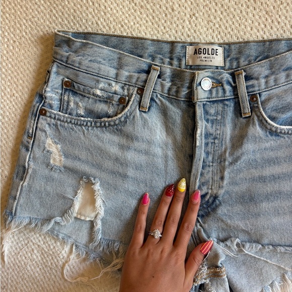 AGOLDE Parker Jean Shorts - Picture 2 of 7